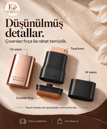 Korelle Fırçalı Stik Tonal Krem — Düşünülmüş detallar